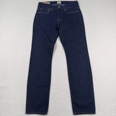 J. Crew 484 Jeans Men’s 28x30 Slim Tapered Dark Wash Blue Cotton Denim NWT - Image 1 of 4