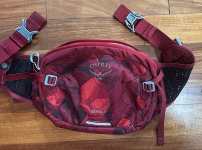 Osprey Seral 4, Lumbar Pack Hip Waist Bag Red with Bladder, Used - Image 1 of 4