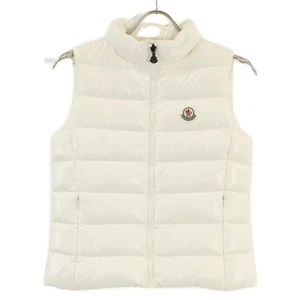 MONCLER White GHANY GILET down vest Best 12 white - Picture 1 of 10