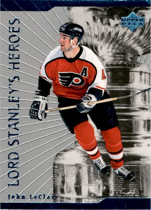 1998-99 Upper Deck Lord Stanley's Heroes #LS25 John LeClair Philadelphia Flyers - Image 1 of 2