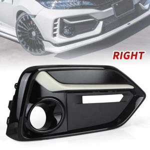 Right Front Fog Light Cover Frame Trim For Honda Civic 2017-2021 5Door Hatchback - Bild 1 von 8