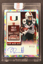 2015 Panini Contenders   Phillip Dorsett   Rookie Ticket Cracked Ice Auto./23 NM