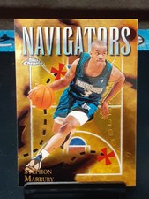 STEPHON MARBURY 1998-99 TOPPS CHROME NAVIGATORS INSERT CARD # SB-4 TIMBERWOLVES