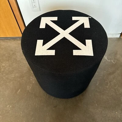 Off White Arrow Logo Stool - Image 1 of 4