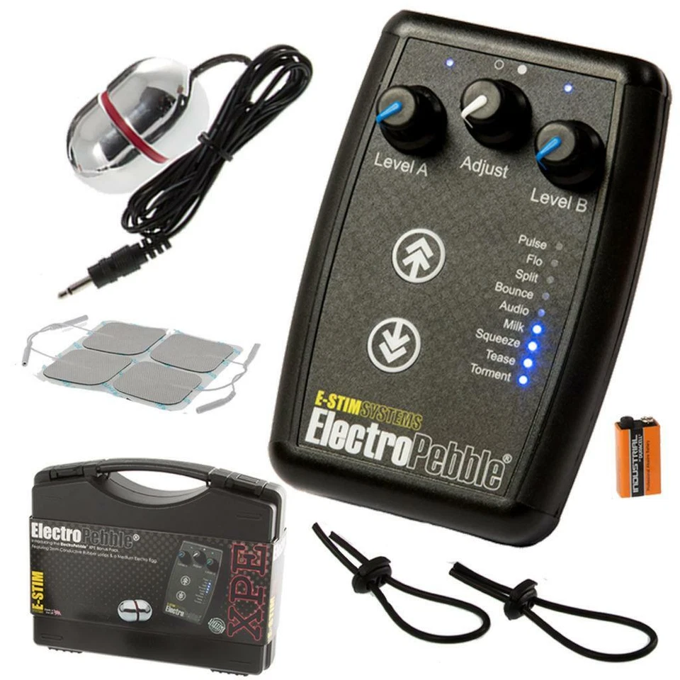 E-Stim Pebble XPE Loop+Egg 9 modalità Estim/Tens 2 canali separati - Immagine 1 di 1