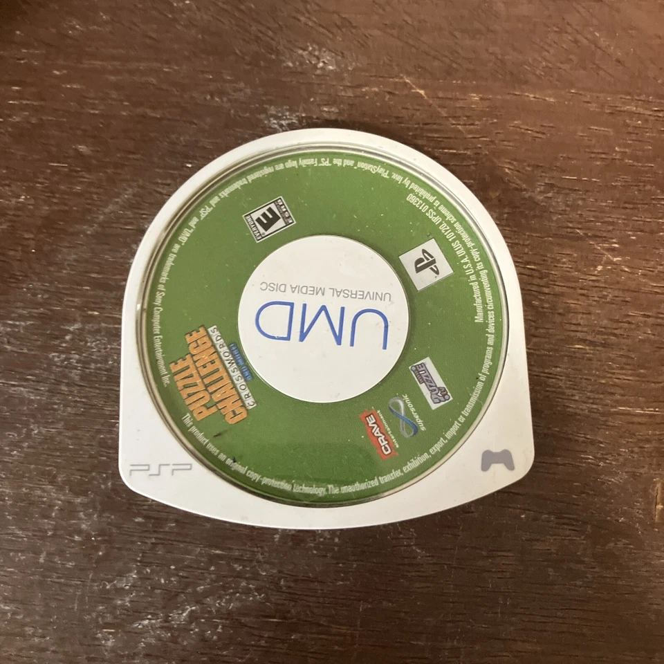 Puzzle Challenge Crosswords & More - Sony PSP Game Only - Image 1 of 1