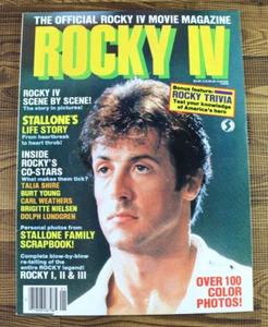 1985 The Official Rocky IV Movie Magazine FN/FN+ - Picture 1 of 2
