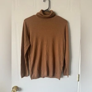 Luisa Cerano Turtleneck silk cotton cashmere size 10 long sleeve sweater - Picture 1 of 8