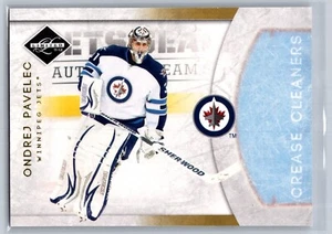 2011-12 PANINI LIMITED HOCKEY CREASE CLEANERS GOLD 18 ONDREJ PAVELEC 14/25 JETS - Picture 1 of 2