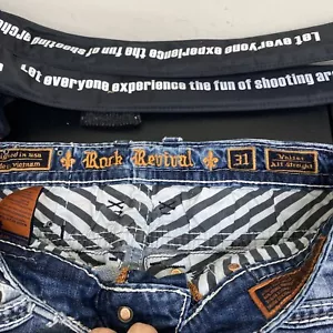 Rock Revival Jeans Damen Größe 31x32 Vaulter Alt Straight Jeans - Bild 1 von 6