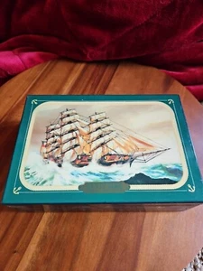 Cutty Sark Ship Box Vegas Poker Chips Playing Cards - Picture 1 of 5