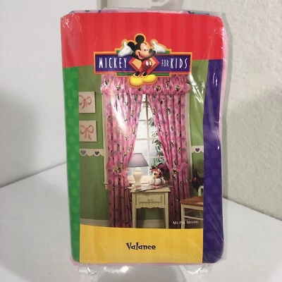 Cenefa rosa decorativa vintage Disney Mickey For My Pal Minnie 84x15 NUEVA Foto 1 de 4