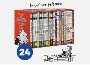Diary of a Wimpy Kid 24 Book Series Collection Books Box Set Children Kids *2025 - Picture 1 of 9