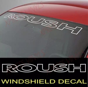 Ford Mustang ROUSH Windshield Vinyl Decal Sticker Custom Vehicle Logo - Picture 1 of 5