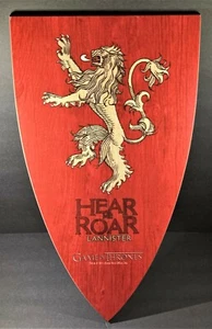 ⚔️Game Of Thrones Lannister HEAR ME ROAR Shield Crest Style Wall Decor⚔️ - Picture 1 of 2