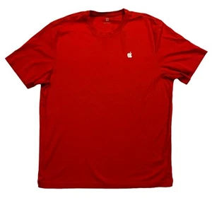 ⚡⚡⚡ Apple Store Employee Dark Red Short Sleeve Shirt Men's L Large ⚡⚡⚡ - Picture 1 of 8