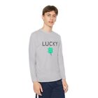 Lucky Shamrock Youth Kid's Long Sleeve Shirt/ T-shirt/ Tee Matching Family Sizes
