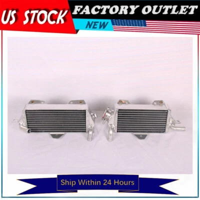Nuevo radiador todo aluminio apto para Kawasaki KX500 1988-2004 (L+R) Foto 1 de 4