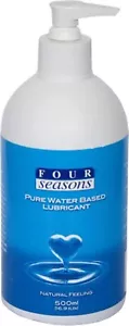 New Four Seasons Personal Sex Lubricant Pump Lube Toys Safe Natural Feel 500ml - Picture 1 of 7