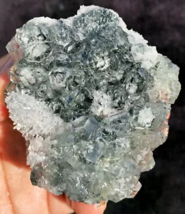 228g Raro Cristallo di Quarzo Fluorite Naturale Pietra Grezza Esemplari Cina ip1612 - Foto 1 di 12