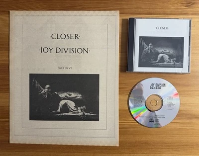 JOY DIVISION Vintage 1981 Closer Promo Ad + Closer CD Foto 1 de 4