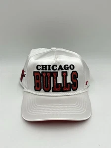 Chicago Bulls ‘47 Brand Women’s SnapBack Hat White & Red Outspoken 47 Hitch NEW! - Picture 1 of 10