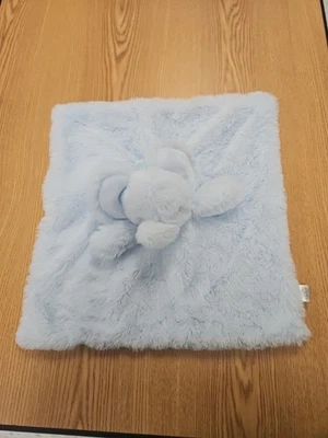 Manta de seguridad Oobles azul claro elefante Lovey Sonajero juguete suave y limpia Foto 1 de 4