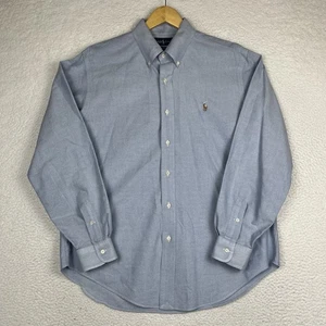Polo Ralph Lauren Oxford Langarm Hemd Blau Herren Large OCBD Flesh - Bild 1 von 8
