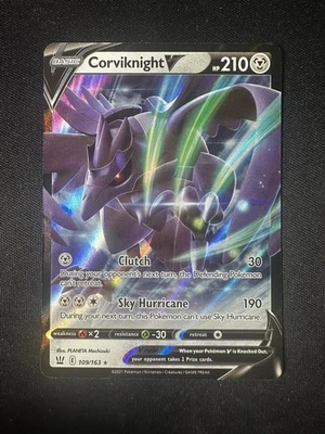 Corviknight V SWSH05: Battle Styles #109/163 Ultra Rare NM - Image 1 of 4