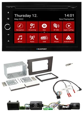 Blaupunkt Lenkrad DVD Bluetooth DAB 2DIN USB Autoradio für Volvo XC 90 2004-2014 - Bild 1 von 4