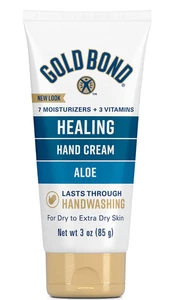 3 PCS Gold Bond Ultimate Healing Hand Cream, 3 oz., Lasts Through Handwashing - Picture 1 of 3
