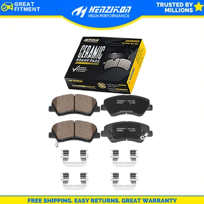 Pastillas de freno delanteras de cerámica para Rio Hyundai Accent 2012 2013 2014 2015 2016 2017 Foto 1 de 2