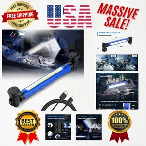 Durable 3000LM Rechargeable LED Work Light Bar - Mechanic’s Essential Tool - Picture 1 of 10