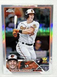 ADLEY RUTSCHMAN 2023 Topps Chrome Refractor #1 Rookie RC - Bild 1 von 3