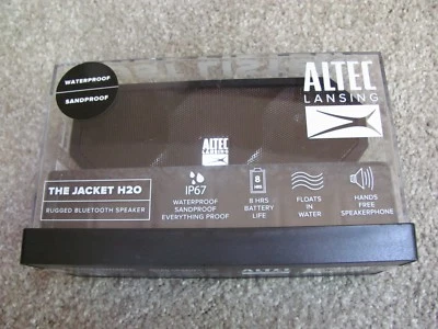 Nuevo Altavoz Bluetooth Altec Lansing iMW457-BLK The Jacket H2O Resistente Impermeable Foto 1 de 4
