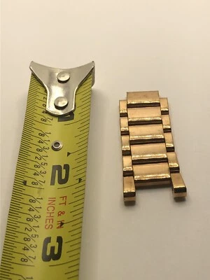 Piezas de reloj Michael Kors correa parcial eslabones sin cierre oro rosa 18 mm PJ423 Foto 1 de 4