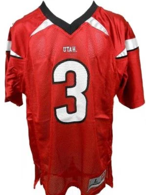 NEW Red #3 Utah Utes KIDS Sizes S-M (4-5/6) Adidas Jersey - Image 1 of 4
