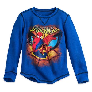 Camiseta térmica manga larga superhéroe Spiderman Disney Store niño pequeño talla 2 - Imagen 1 de 1
