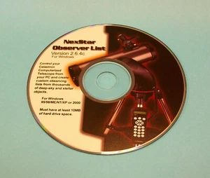 Lista de observadores NexStar para telescopios computarizados Celestron + dos programas adicionales - Imagen 1 de 6