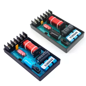 120 W 2-Wege Bass Lautsprecher Frequenzteiler Auto Audio Tieftöner Frequenzweiche Filter - Bild 1 von 12