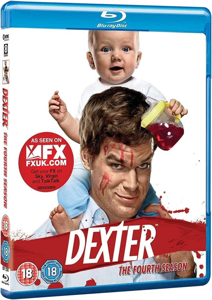DEXTER COMPLETE SERIES 4 Blu Ray 4th Fourth Forth Season Four Original UK Releas - Image 1 of 1