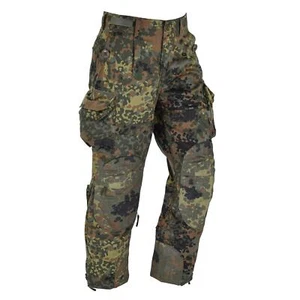 Leo Kohler KBS Flecktarn camo tactical pants reinforced trousers troops combat - Picture 1 of 5