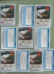 Matt Carpenter (St Louis Cardinals) 10/2011 Bowman Chrome #BCP-66 RC's - Picture 1 of 1