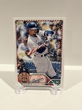 2023 Topps Holiday Mookie Betts SP Candy Cane Bat #H57 - Variation Code 514