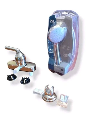 Ручная душевая насадка Plumb Works однофункциональная хромированная отделка кран 678-6033 - Изображение 1 из 4