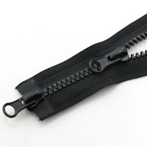 Cremallera de resina 80/90 cm 5# cremallera abierta cremallera larga para plumón chaqueta abrigo tienda costura hágalo usted mismo - Imagen 1 de 46