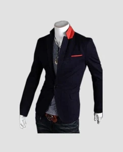 Fashion Men's Casual Slim Blazer - Picture 1 of 12