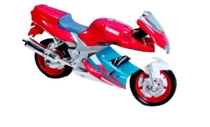 Maisto Yamaha FZR 600R Diecast Motorcycle 1:18 red, white & blue Toy - Picture 1 of 10