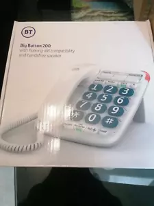 BT Big Button 200 wired house phone new but opened - Picture 1 of 3