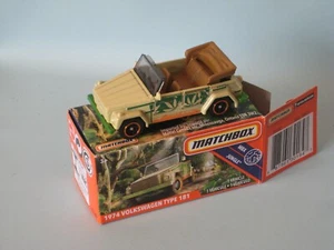 Matchbox 1974 VW Volkswagen Type 181 Thing Beige Toy Model Car 64mm Boxed - Picture 1 of 2